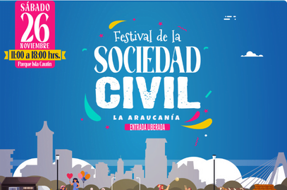 Organizaciones invitan a participar del “Festival de la Sociedad Civil” en La Araucanía